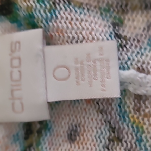 Chico's sweater with robe belt with fringes - Picture 4 of 10